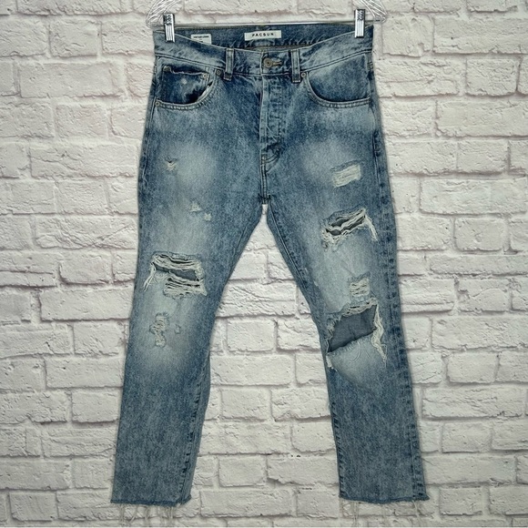Pacsun Vintage Loose Distressed Jeans - Picture 3 of 12